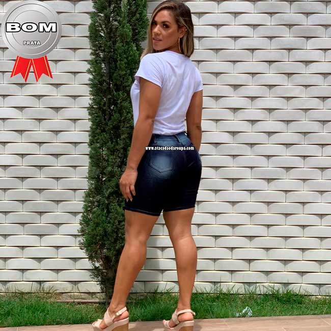 Bermuda Jeans Feminina Intermediária