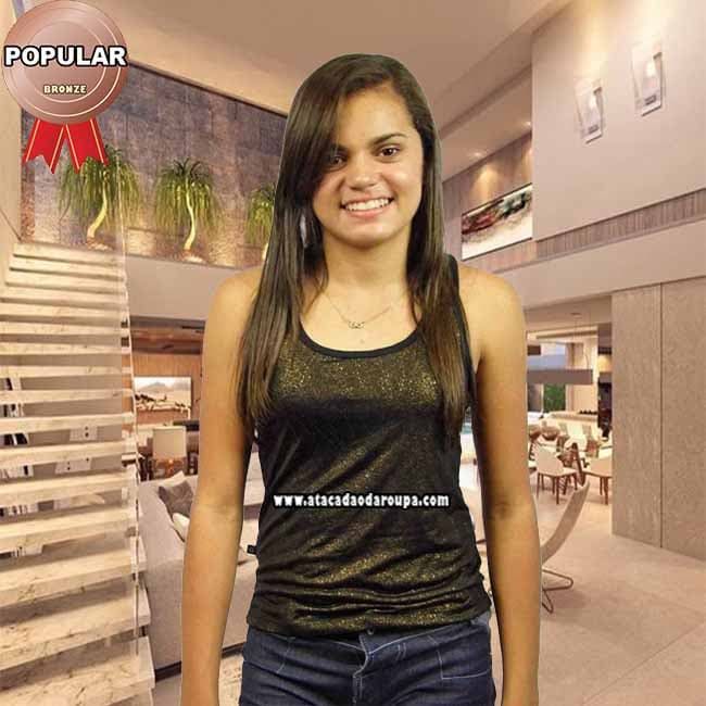 Blusinhas Com Brilho Fio Torcido G
