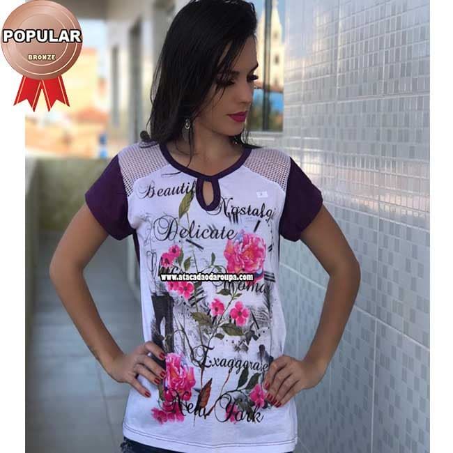 Blusas Feminina Estampa Sortidas M