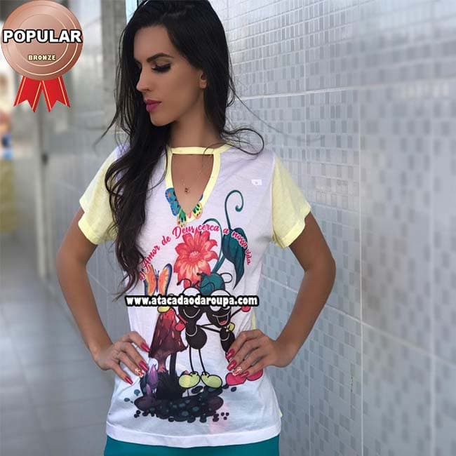 Blusas Feminina Estampa Sortidas M