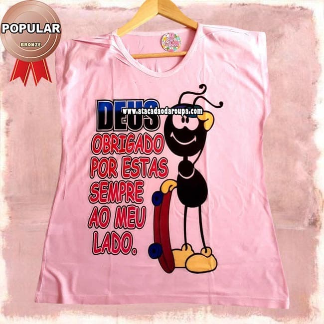 Blusas Estampas Evangêlicas G
