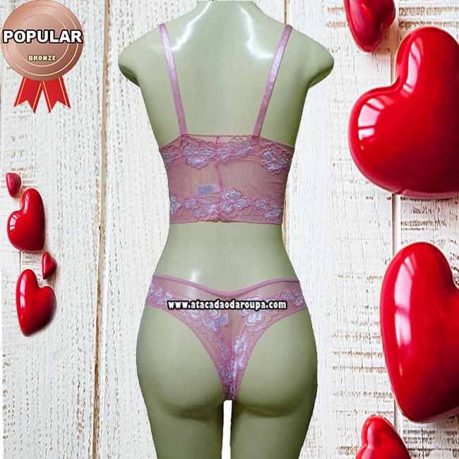 Lingerie Em Renda Várias Cores