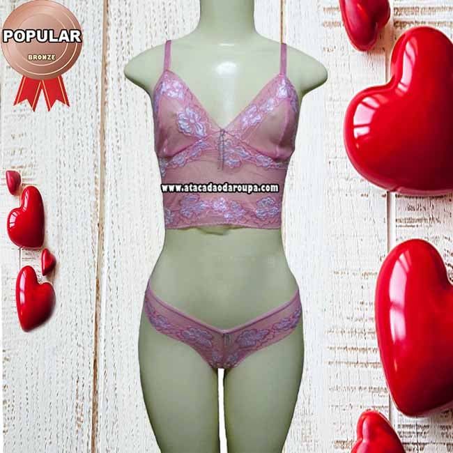 Lingerie Em Renda Várias Cores