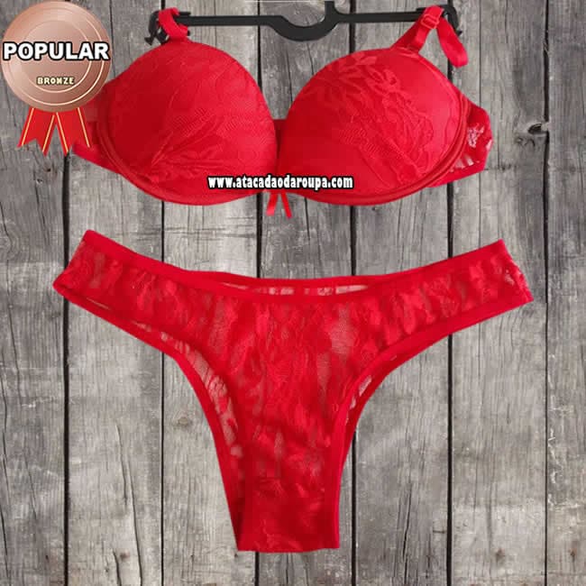 Lingerie em Renda Com Bojo Lingerie em Renda Com Bojo