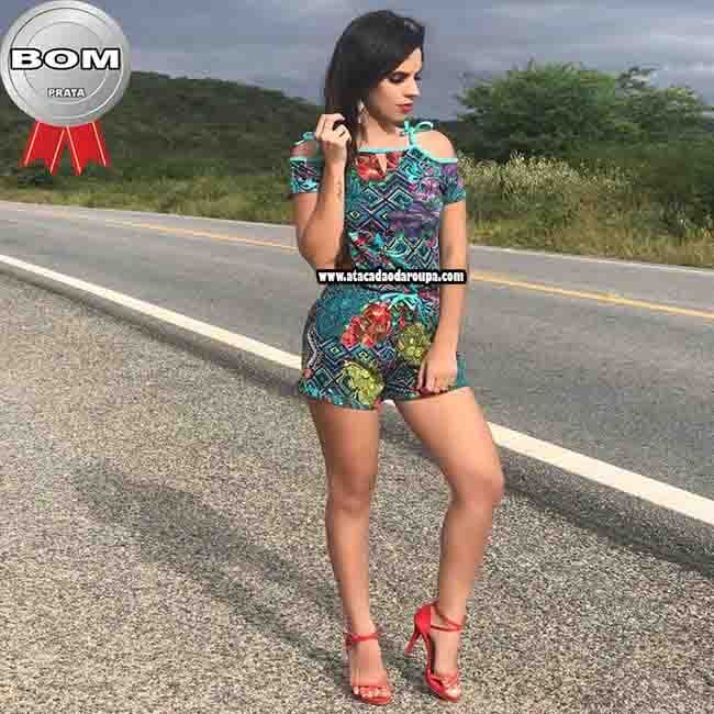 Macaquito Em Fio Torcido Estampado M