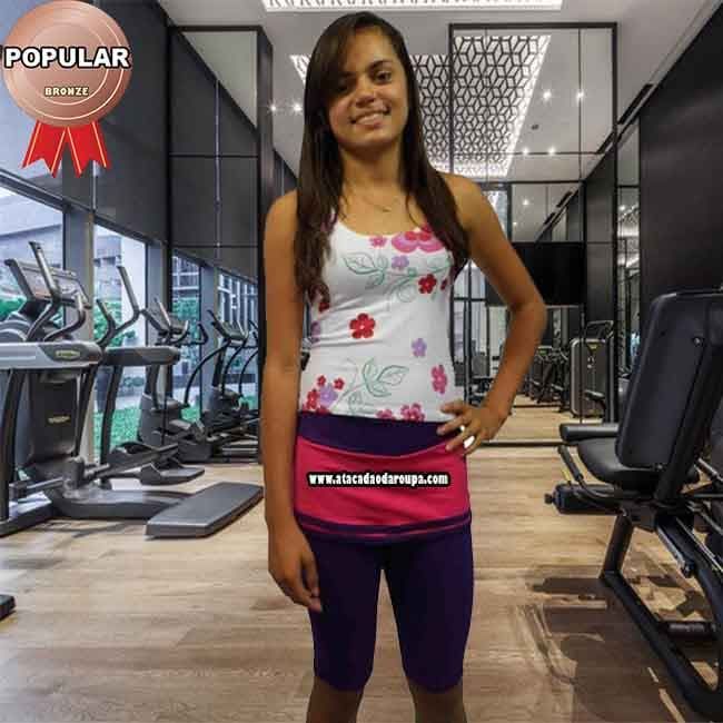 Capry Cotton Fitness Com Saia G