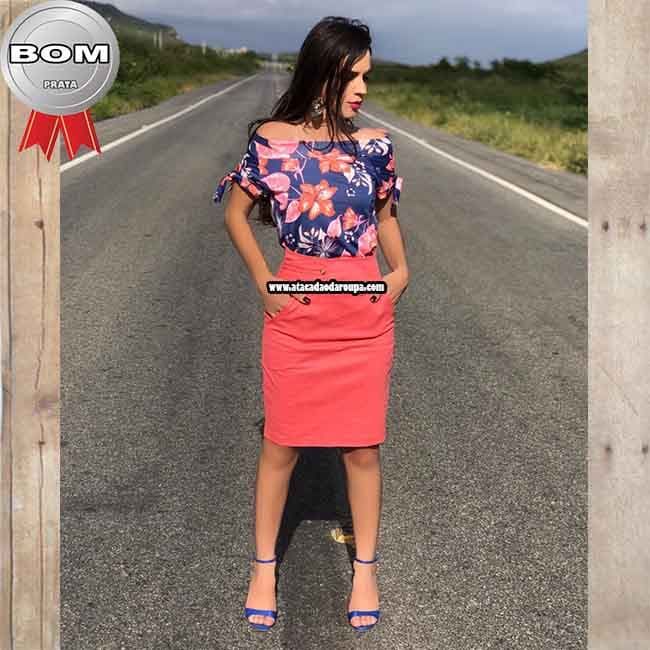 Saia Brim  Moda Evangélica M/G