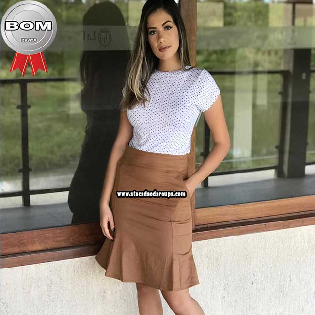Saia Brim  Moda Evangélica M/G