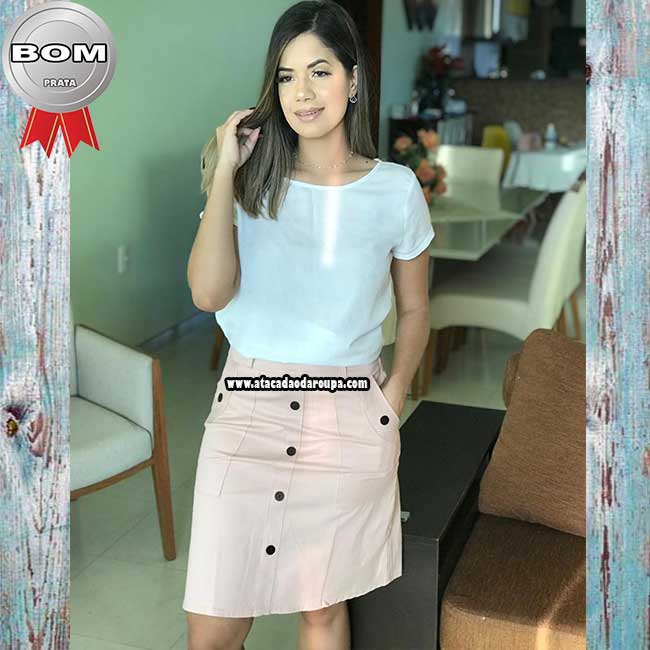Saia Brim  Moda Evangélica M/G
