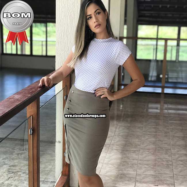 Saia Brim  Moda Evangélica M/G