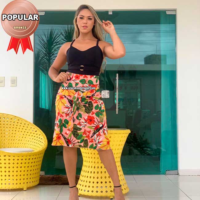 Saia Em Helanca Estilo Evangêlica