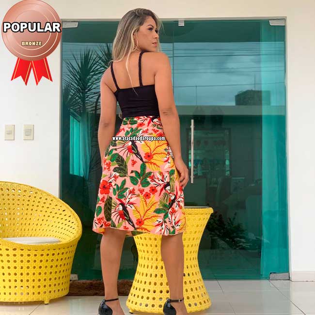 Saia Em Helanca Estilo Evangêlica