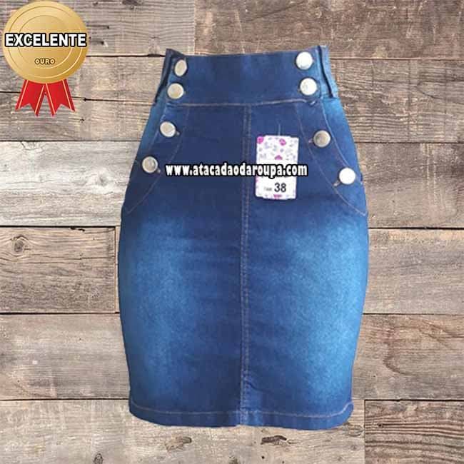 Saia Jeans Evangélica C/ Lycra 38 ao 46