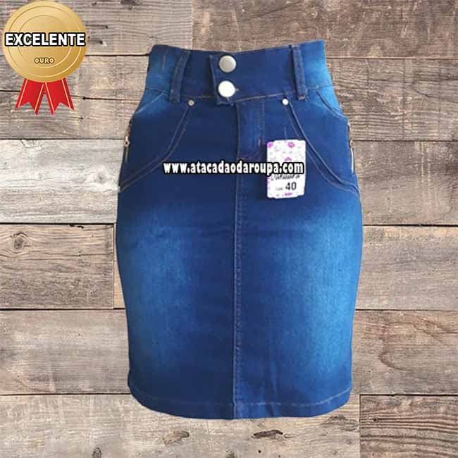 Saia Jeans Evangélica C/ Lycra 38 ao 46