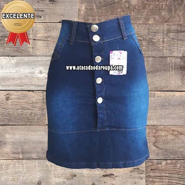 Saia Jeans Evangélica C/ Lycra 38 ao 46