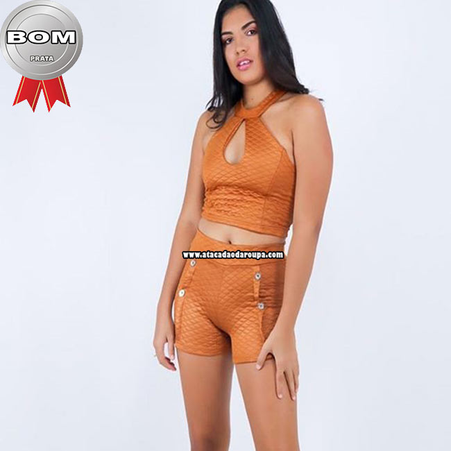 Shorts Metalassê Liso M