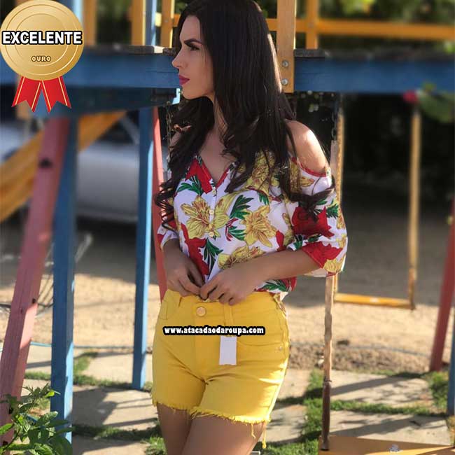Short Brim Cintura Alta 36 ao 44