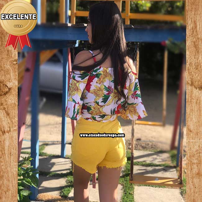 Short Brim Cintura Alta 36 ao 44