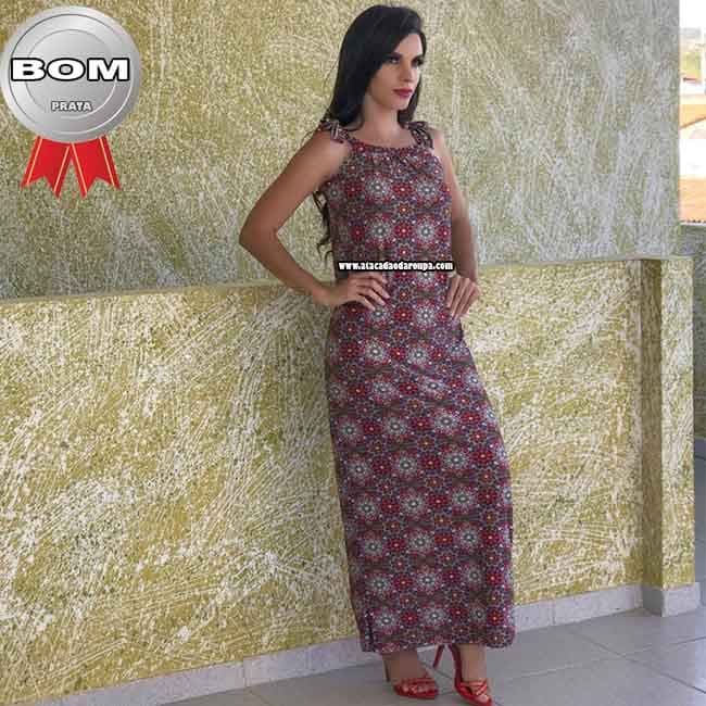 Vestidos longos Varios Modelos e Estampas M Vestidos longos Varios Modelos e Estampas M