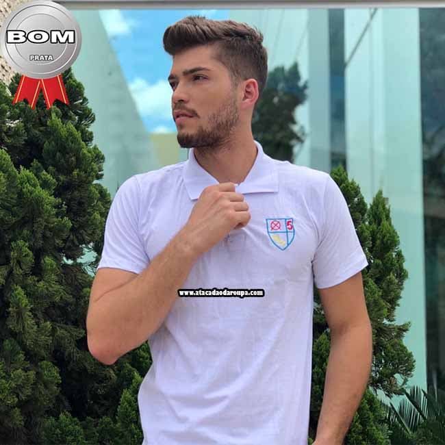 Camisa Gola Polo Algodão