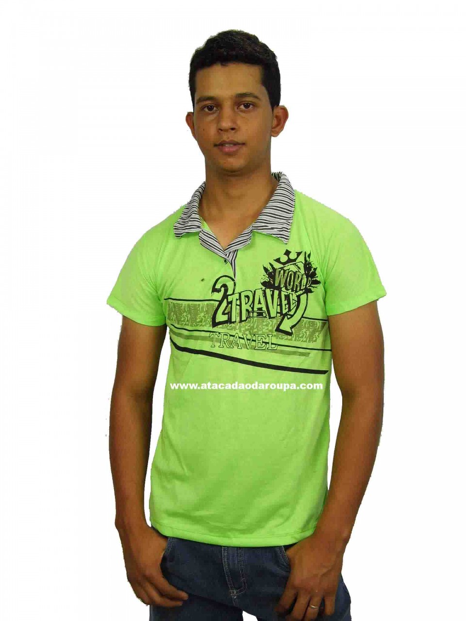 Camisa Gola Polo em Pv Juvenil Camisa Gola Polo em Pv Juvenil