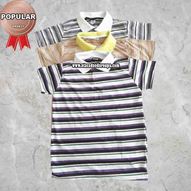 Camisa Polo Listrada