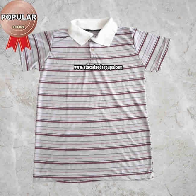 Camisa Polo Listrada