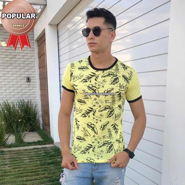 Camisa Masculina Gola Careca