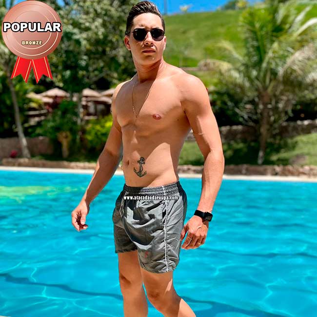 Short Mauricinho Tactel Adulto