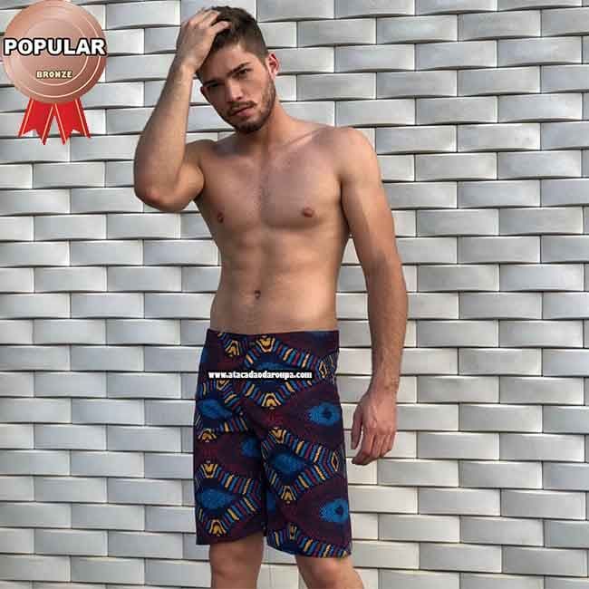 Bermudas Tactel adulto Estampada
