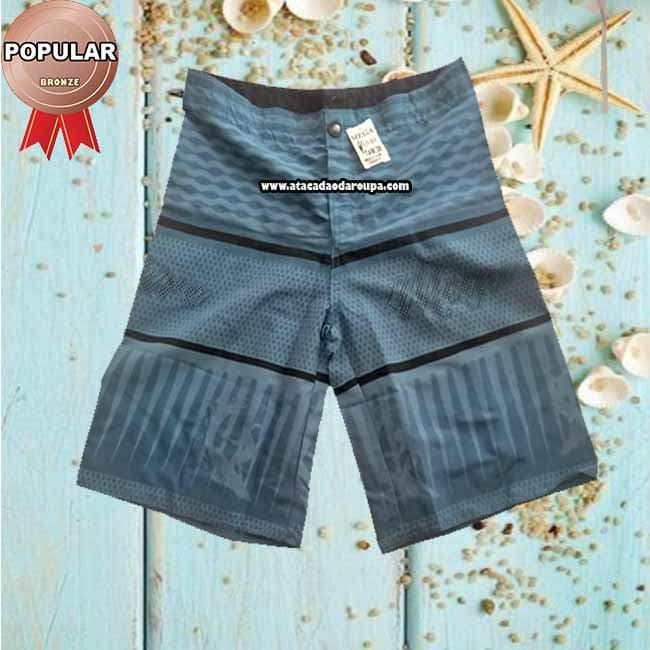 Bermudas Tactel adulto Estampada