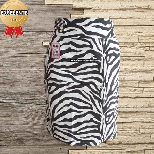 Saia Brim C/ Lycra Moda Evangélica