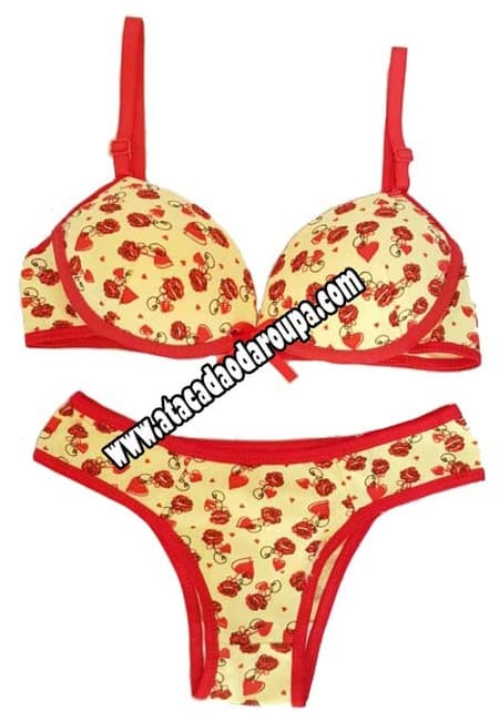 Conjunto Lingerie Juvenil M 8 a 12 Anos Conjunto Lingerie Juvenil M 8 a 12 Anos