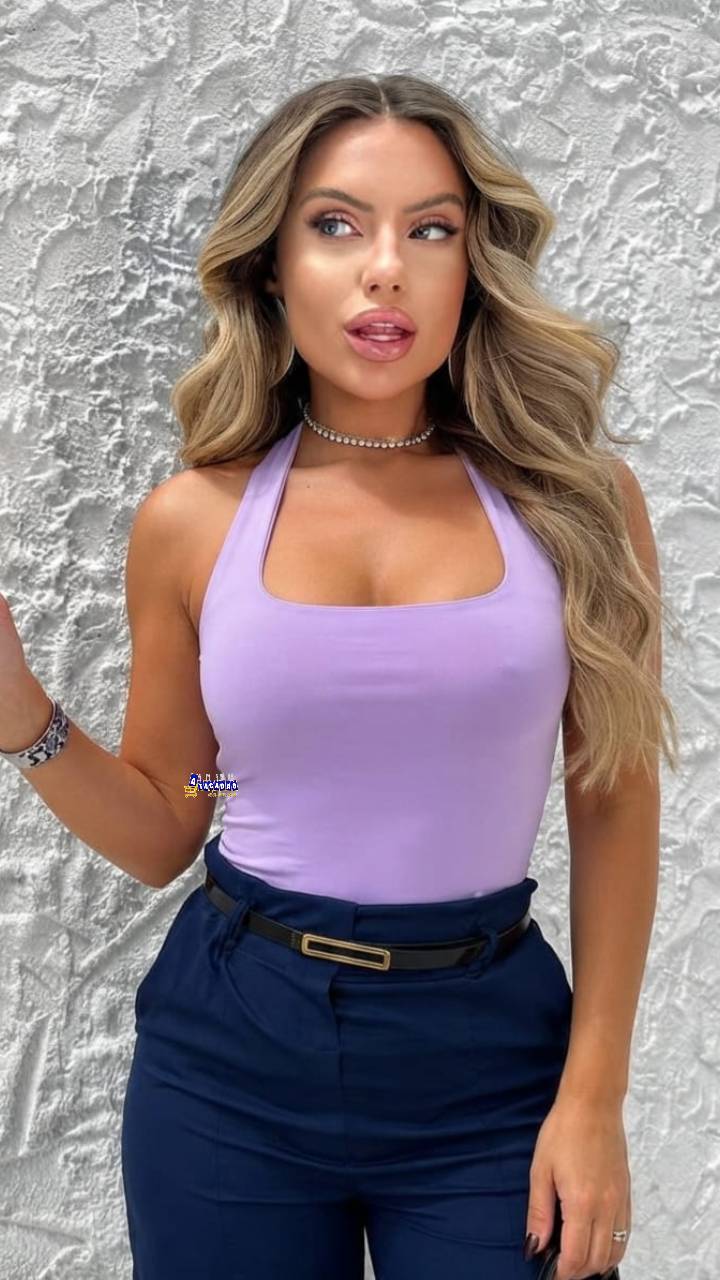 Blusa Regata Feminina Halter