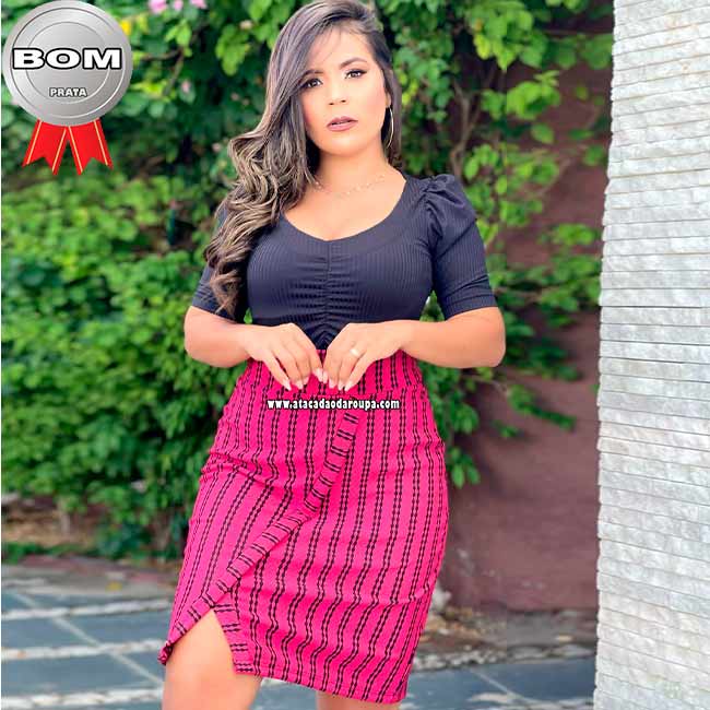 Saia Jacar Comeia Estampada G Saia Jacar Comeia Estampada G