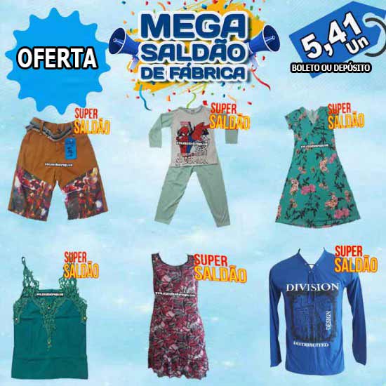 Saldão Roupas Femininas