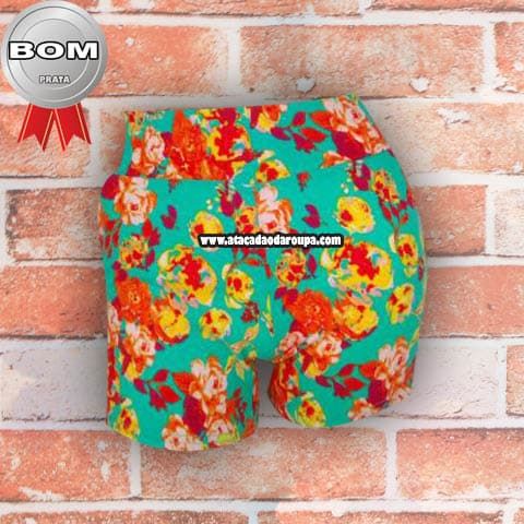 Short Bengaline Estampado sem laço M Short Bengaline Estampado sem laço M