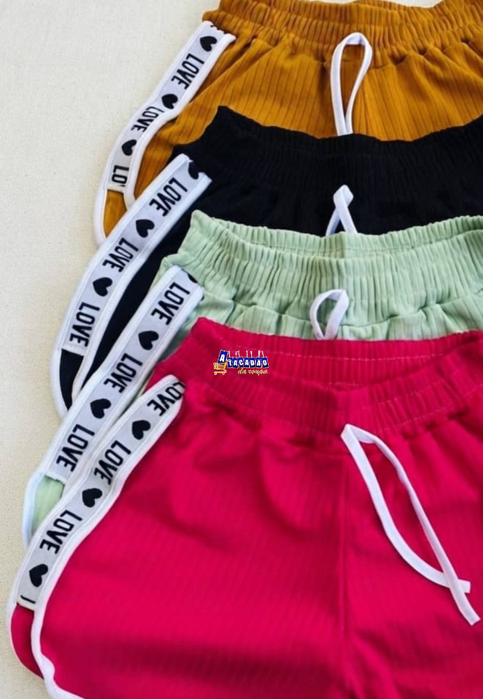 Short Blogueira Malha Canelada Short Blogueira Malha Canelada