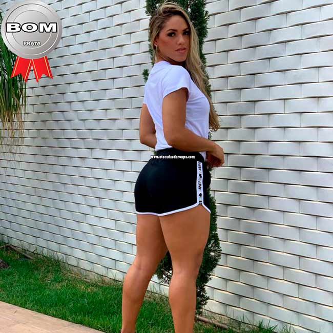 Short Blogueira Moletinho M Short Blogueira Moletinho M