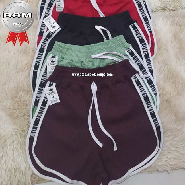 Short Blogueira Moletinho M Short Blogueira Moletinho M