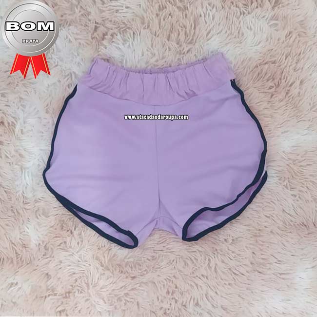 Shorts Blogueira Tecido Ponto Roma P/M/G Shorts Blogueira Tecido Ponto Roma P/M/G