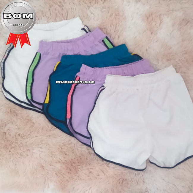 Shorts Blogueira Tecido Ponto Roma P/M/G Shorts Blogueira Tecido Ponto Roma P/M/G
