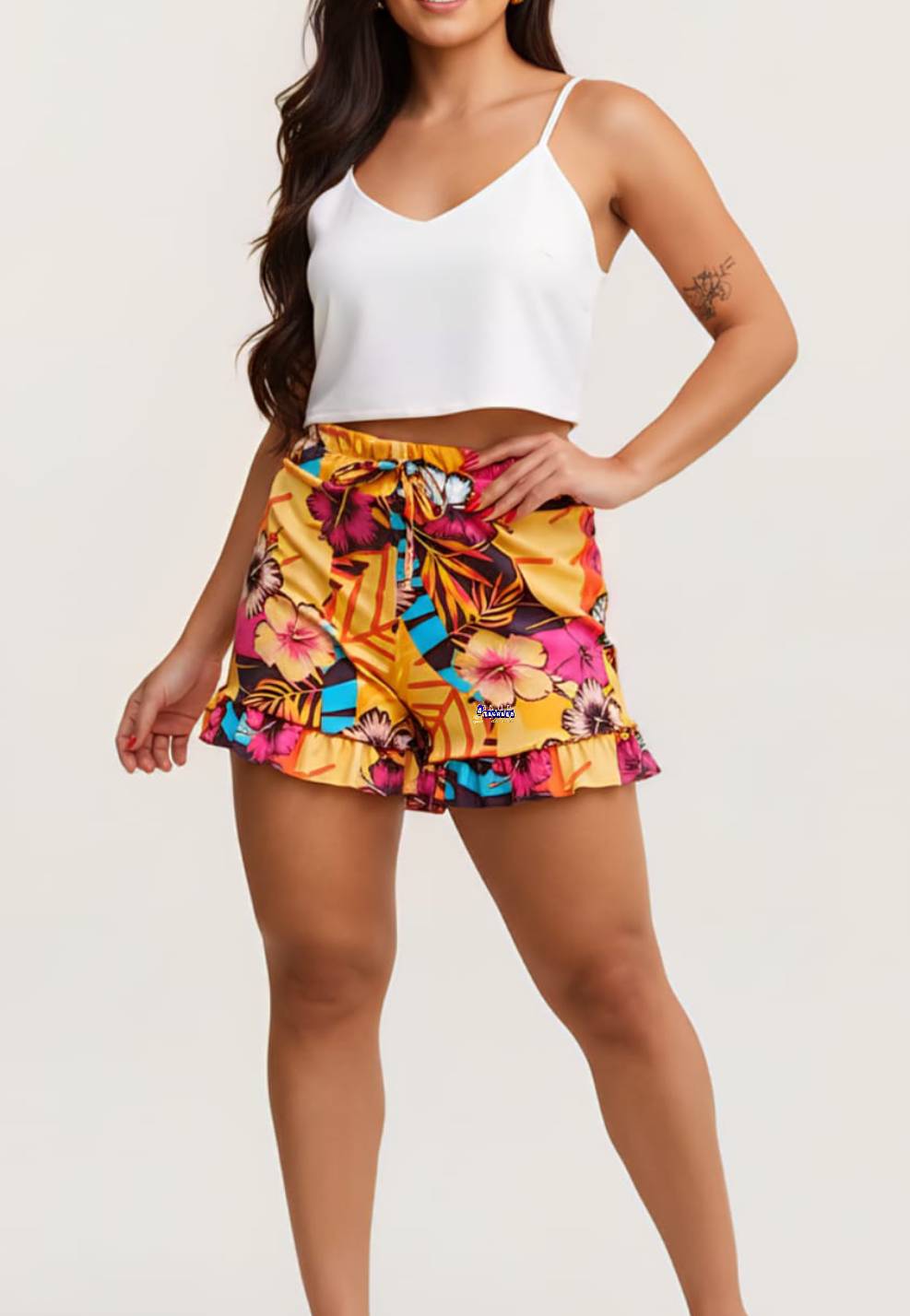 Short Crepe Estampado Short Crepe Estampado