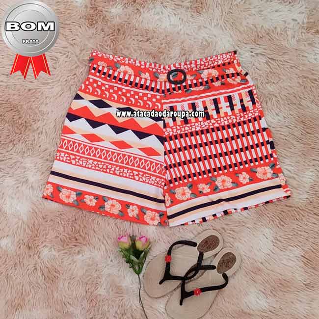 Short Feminino de Crepe Plus Size Short Feminino de Crepe Plus Size