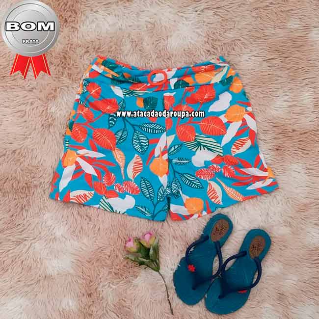Short Feminino de Crepe Plus Size Short Feminino de Crepe Plus Size