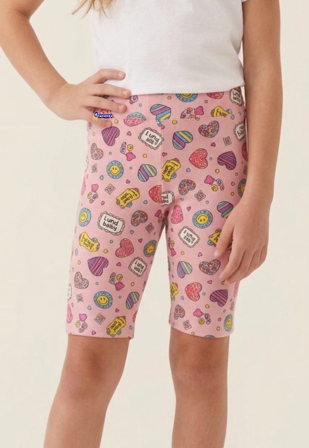 Bermuda Infantil Estampada Menina