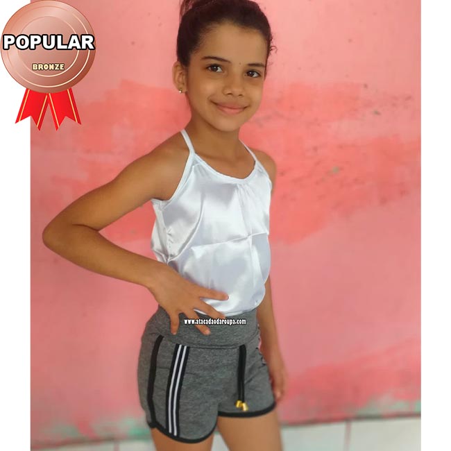 Short Infantil Blogueira 6 a 8 Anos Short Infantil Blogueira 6 a 8 Anos