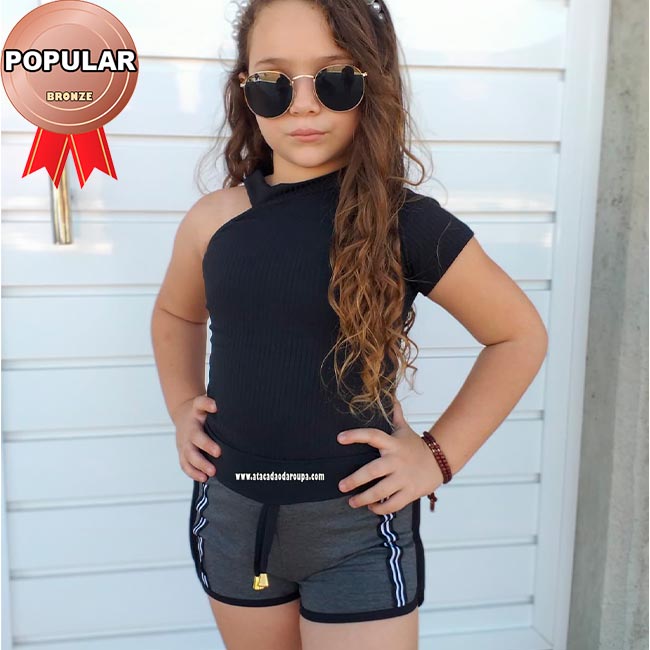 Short Infantil Blogueira 6 a 8 Anos Short Infantil Blogueira 6 a 8 Anos