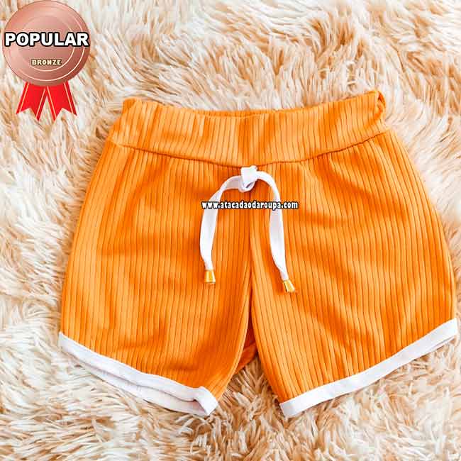 Short Infantil Canelado 5 a 7 Anos Short Infantil Canelado 5 a 7 Anos