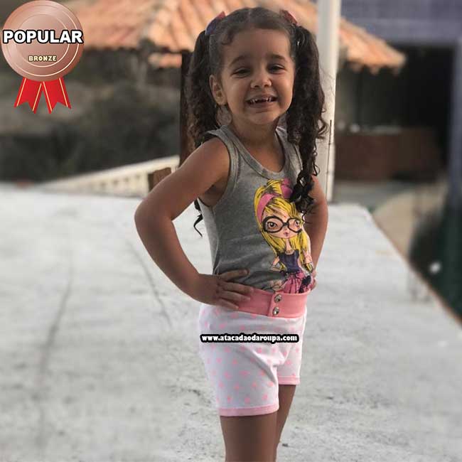 Short Infantil em Cotton Short Infantil em Cotton